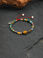 TIGER VINE · Malachite & Tiger's Eye Bracelet