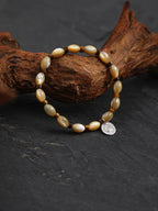 SHELL CORE · Trochus Shell & Tiger's Eye Bracelet