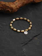 SHELL CORE · Trochus Shell & Tiger's Eye Bracelet