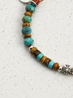 TIGER VINE · Malachite & Tiger's Eye Bracelet