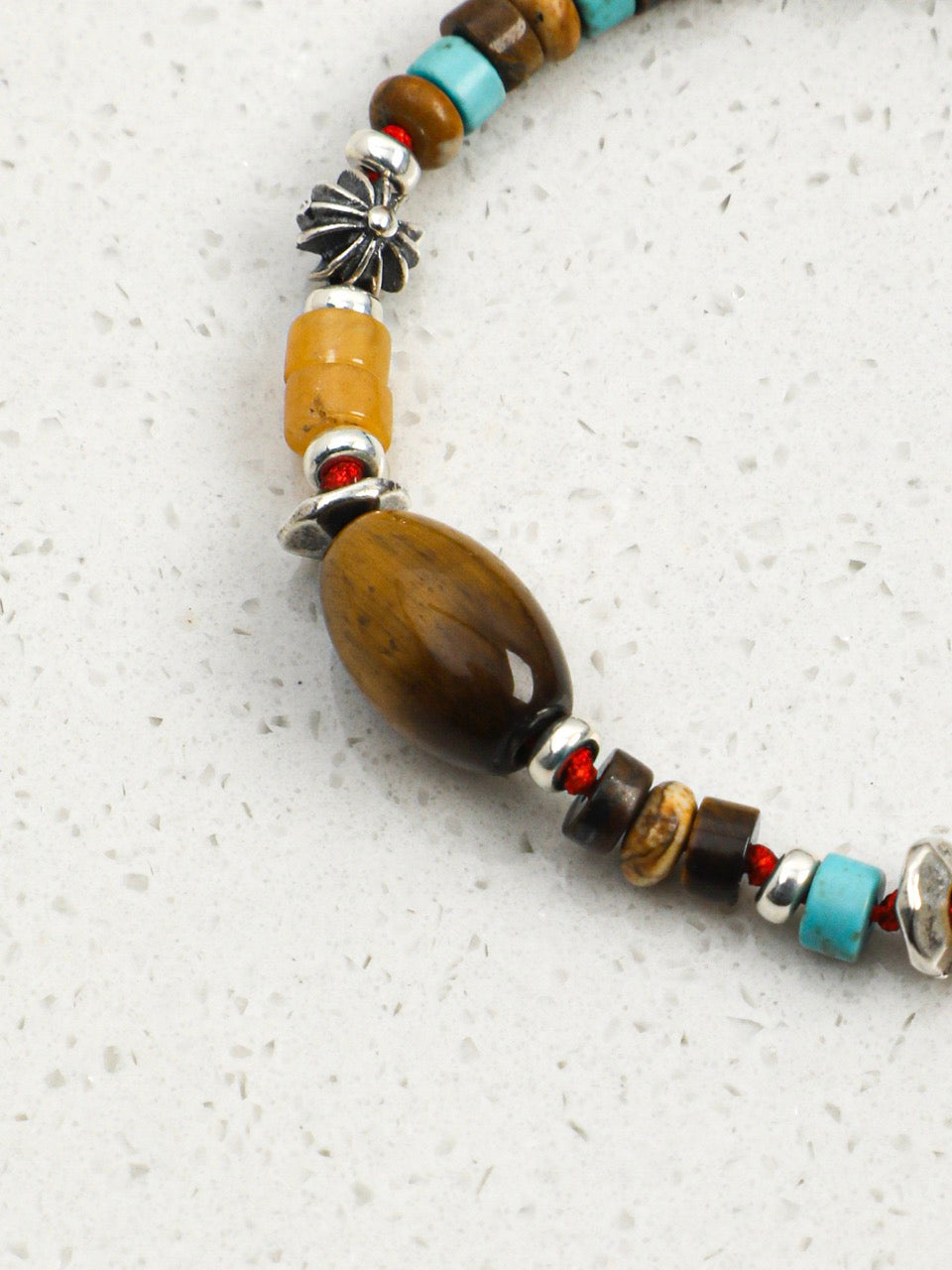 TIGER VINE · Malachite & Tiger's Eye Bracelet