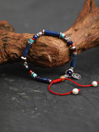AZURE TIDE · Lapis & Raw Mineral Bracelet