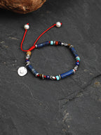 AZURE TIDE · Lapis & Raw Mineral Bracelet