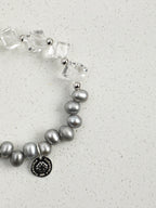 GLAZED PRISM · Rhombus Crystal & Shell Bracelet