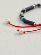 AZURE TIDE · Lapis & Raw Mineral Bracelet