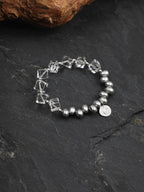 GLAZED PRISM · Rhombus Crystal & Shell Bracelet