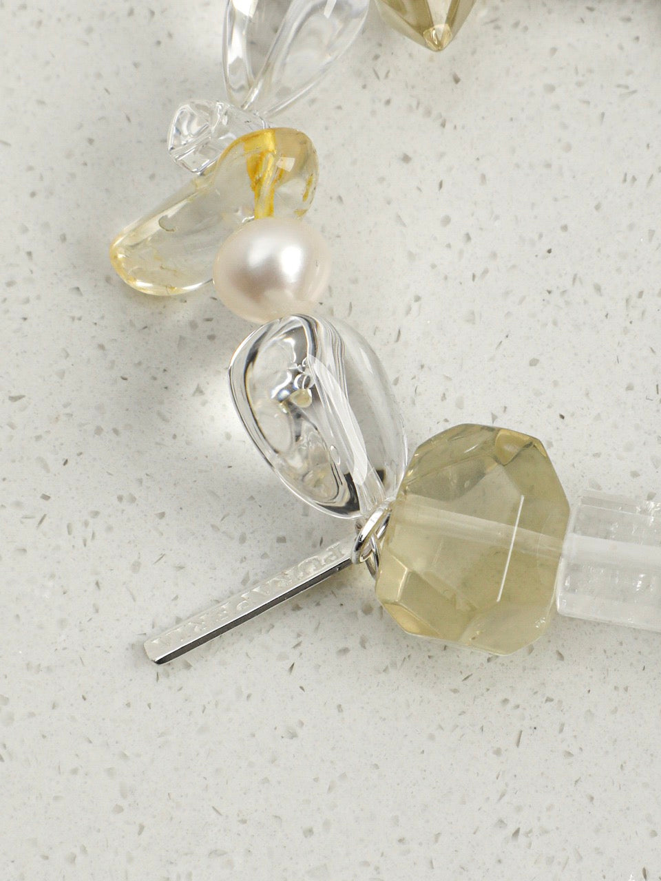 AMBER FLUX · Citrine & Quartz Bracelet