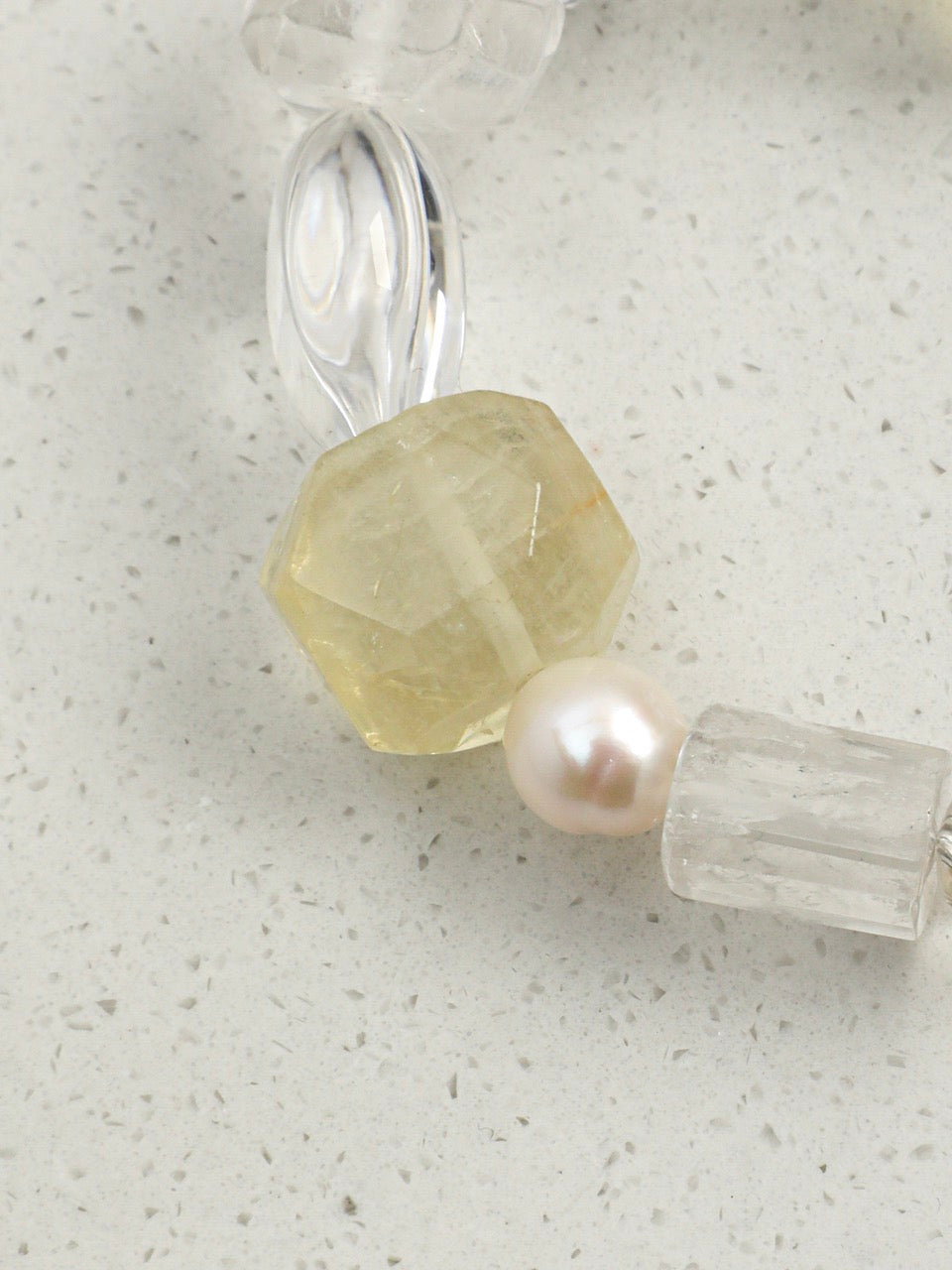 AMBER FLUX · Citrine & Quartz Bracelet
