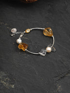AMBER EDGE · Citrine & Quartz Bracelet