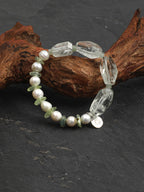 LEMON VINE · Green Quartz & Prehnite Bracelet