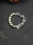 LEMON VINE · Green Quartz & Prehnite Bracelet