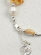AMBER EDGE · Citrine & Quartz Bracelet