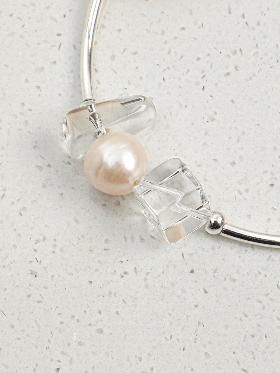 AMBER EDGE · Citrine & Quartz Bracelet