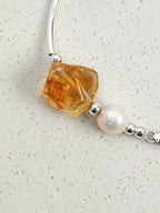 AMBER EDGE · Citrine & Quartz Bracelet