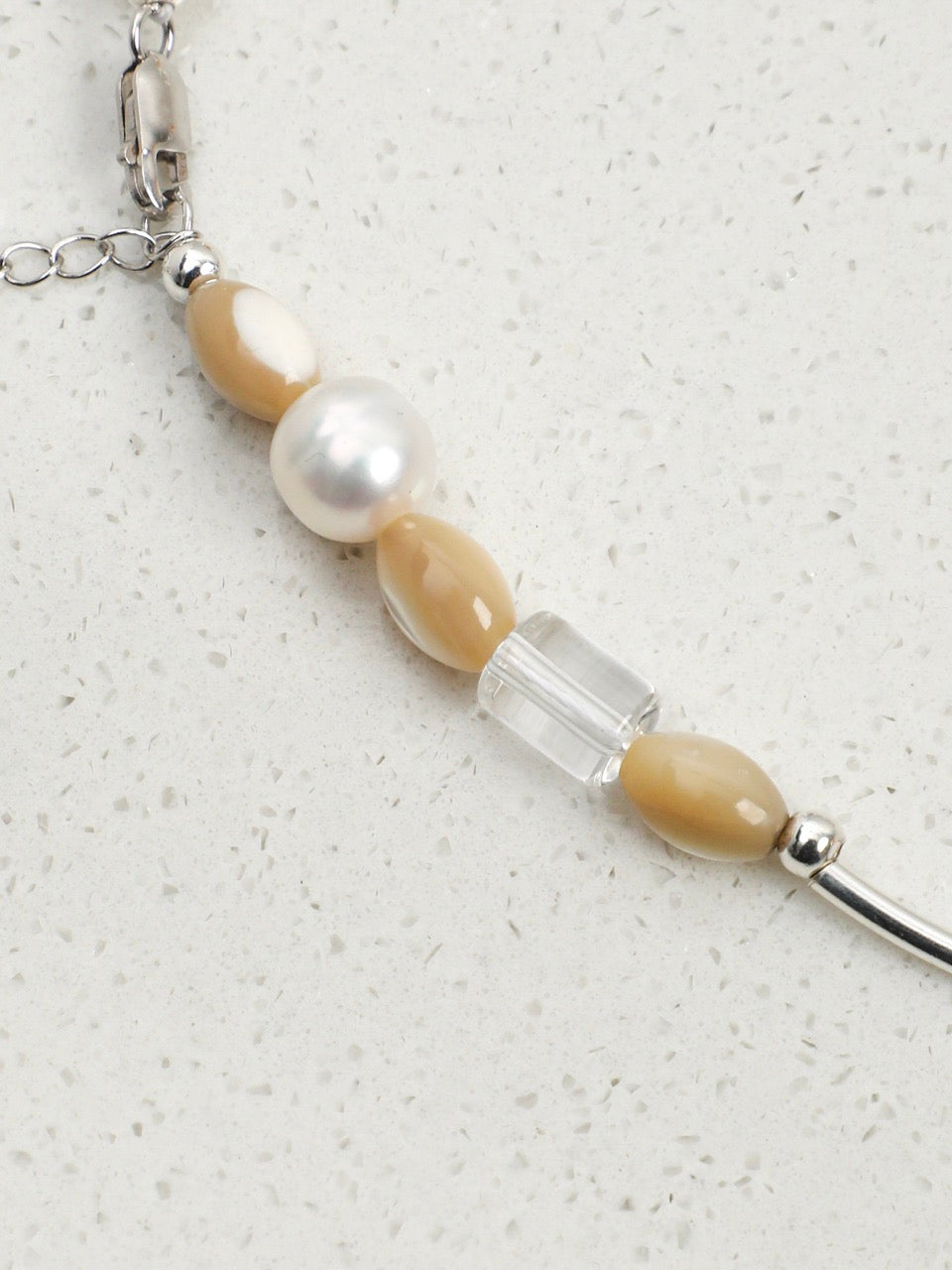 AMBER VINE · Citrine & Quartz Necklace