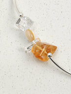 AMBER VINE · Citrine & Quartz Necklace