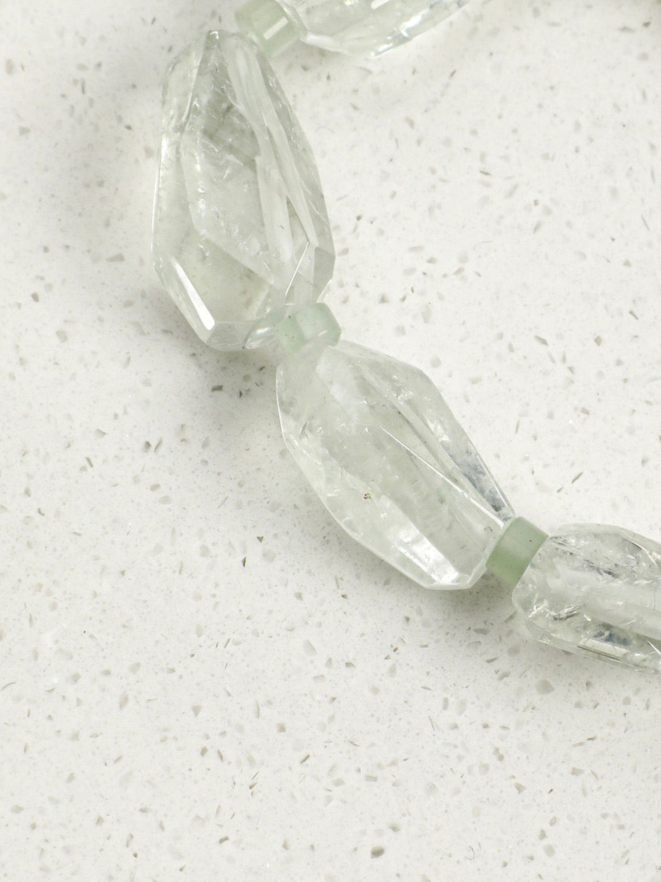 LEMON VINE · Green Quartz & Prehnite Bracelet