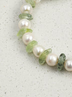 LEMON VINE · Green Quartz & Prehnite Bracelet
