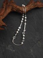 STARK INK · Clear Quartz & Tourmaline Necklace