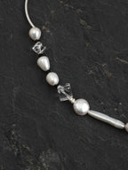 STARK INK · Clear Quartz & Tourmaline Necklace