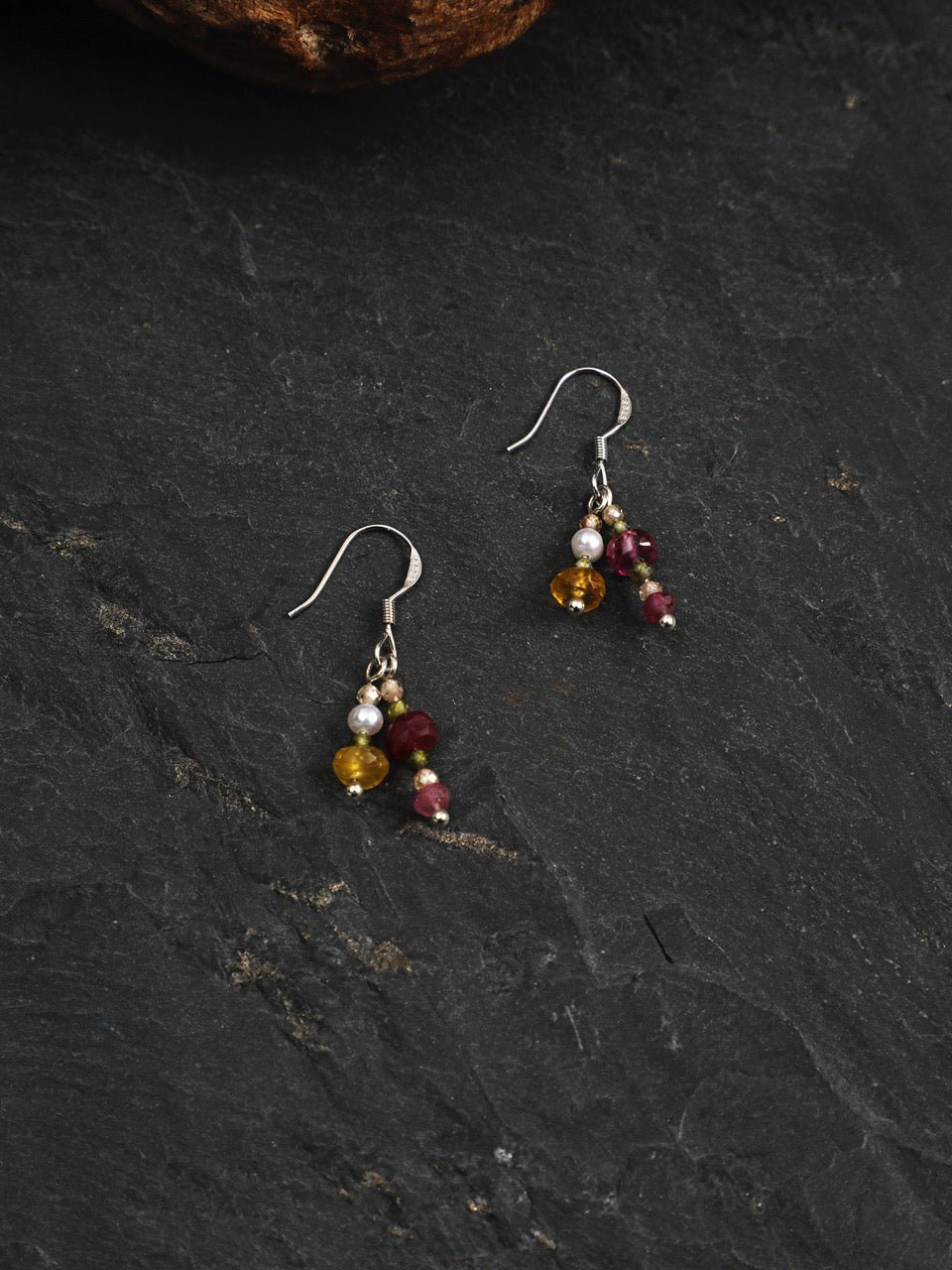 IRIS VINE · Mixed Gemstone Earrings