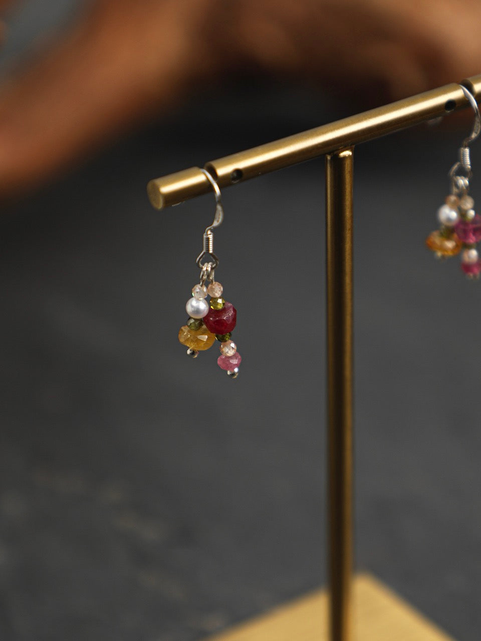 IRIS VINE · Mixed Gemstone Earrings