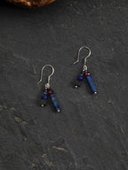 LAZULI VINE · Lapis & Mixed Gemstone Earrings