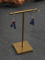 LAZULI VINE · Lapis & Mixed Gemstone Earrings