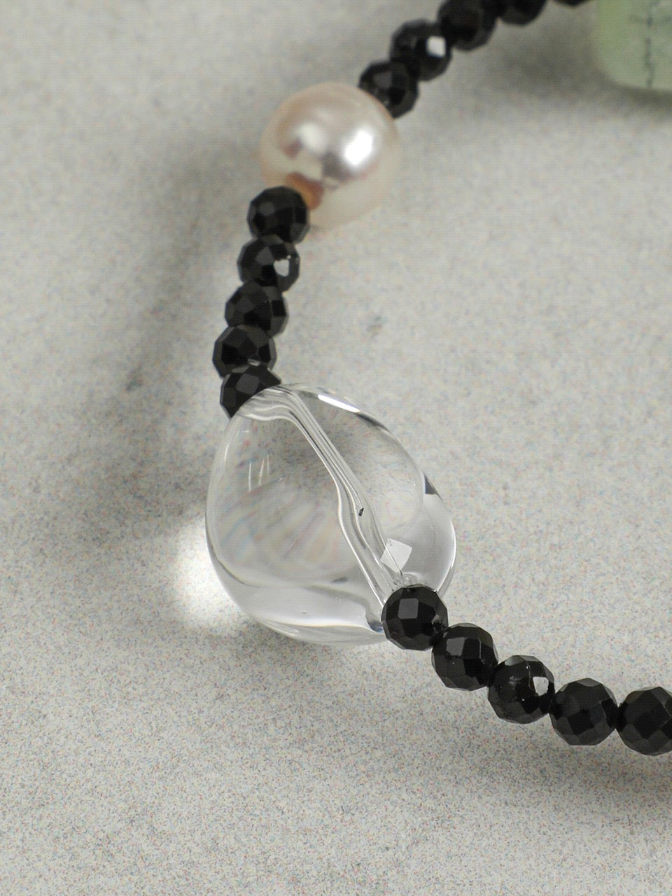 EMERALD & OBSIDIAN GLOW · Multi-Stone Bracelet