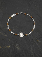 AMBER VINE · Citrine & Baroque Pearl Necklace