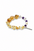 GOLDEN AMARANTH · Citrine & Amethyst Bracelet
