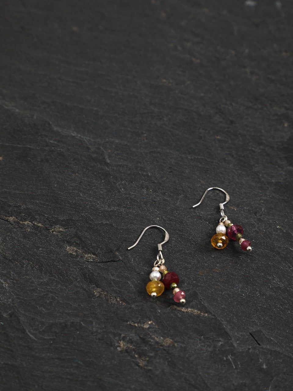 IRIS VINE · Mixed Gemstone Earrings