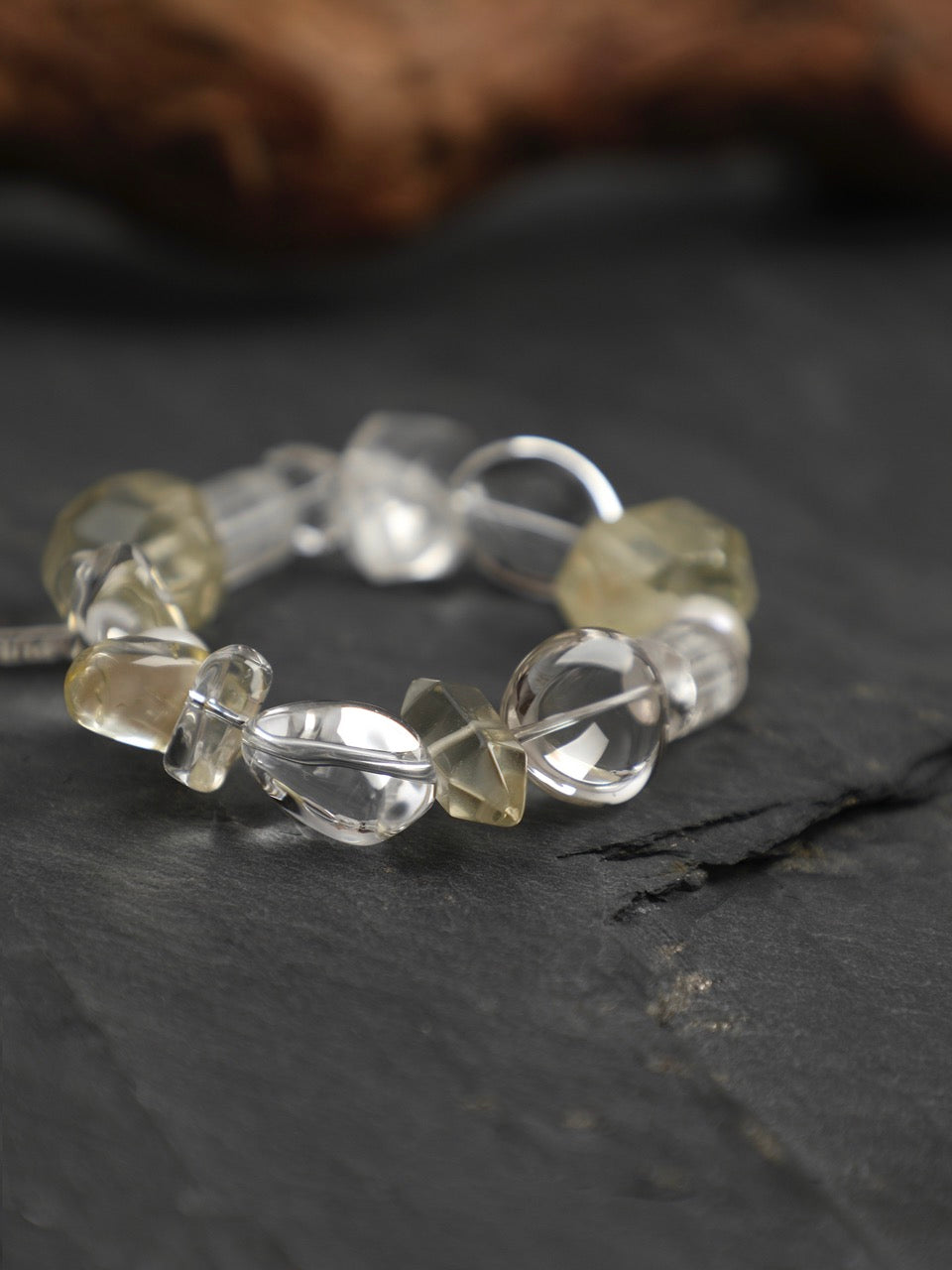 AMBER FLUX · Citrine & Quartz Bracelet
