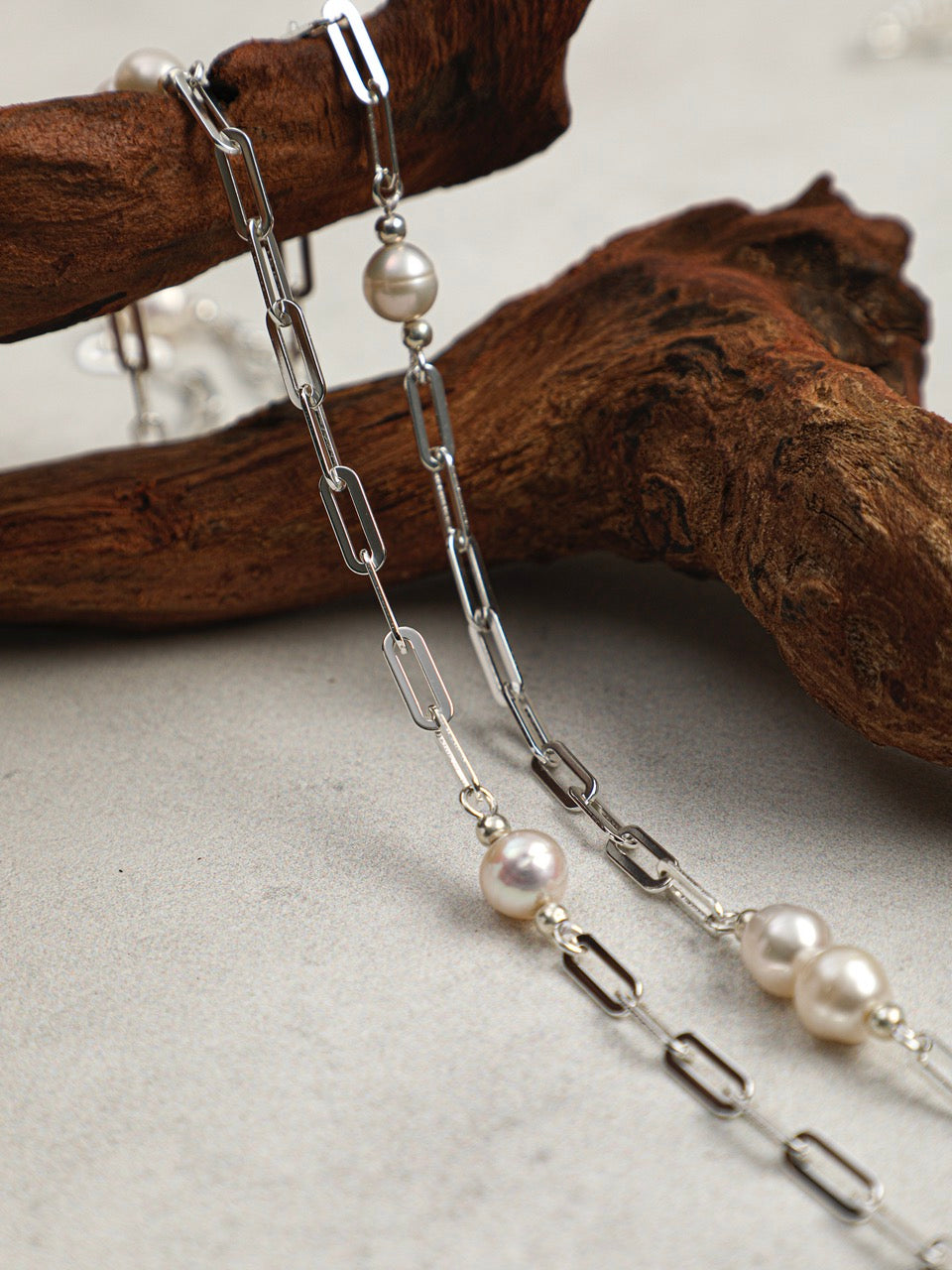 SILVER TIDAL · Sterling Silver Long Necklace