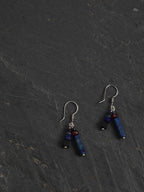 LAZULI VINE · Lapis & Mixed Gemstone Earrings