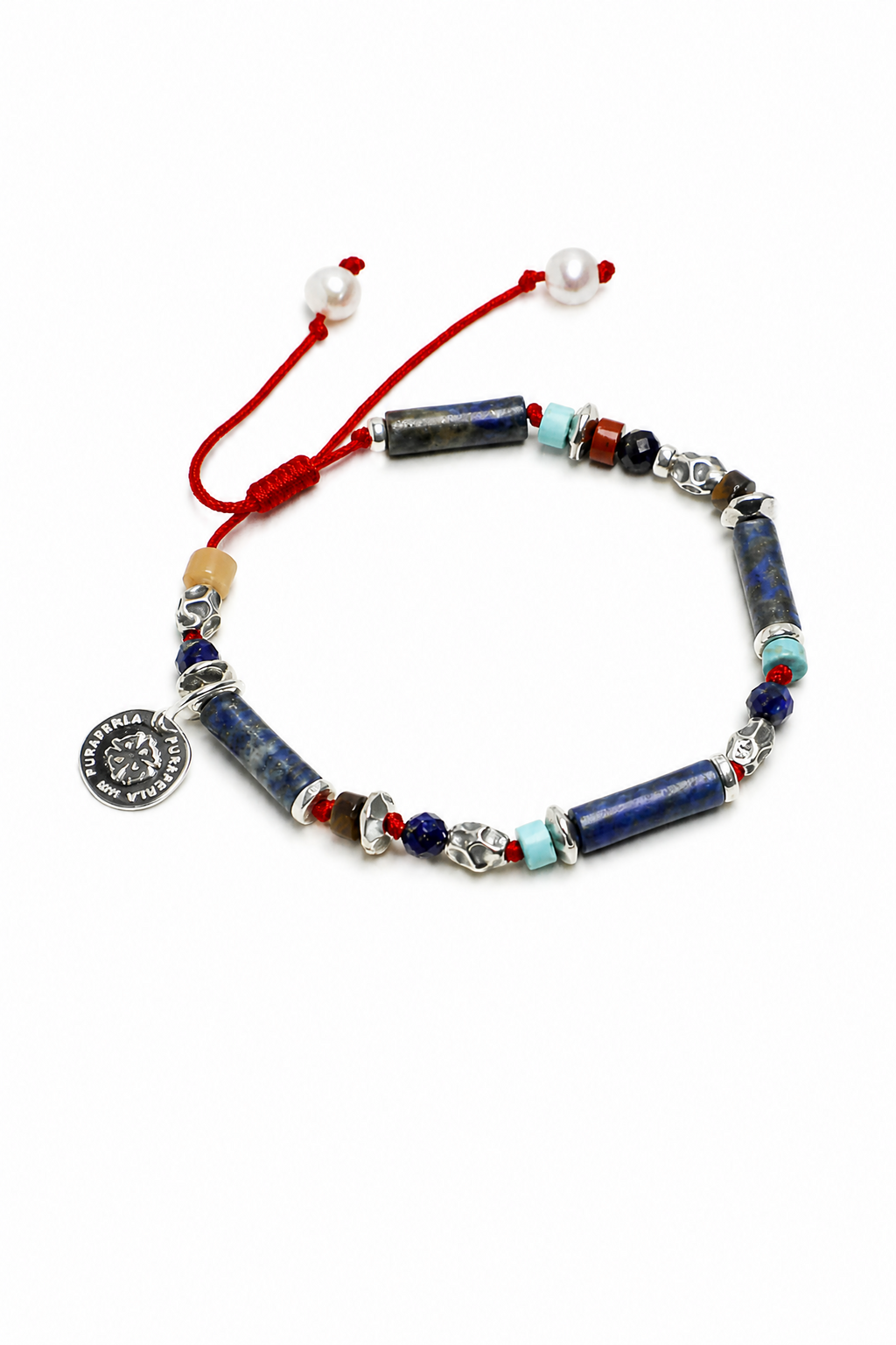AZURE TIDE · Lapis & Raw Mineral Bracelet