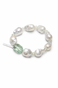 MIST SURGE · Fluorite & Pearl Bracelet