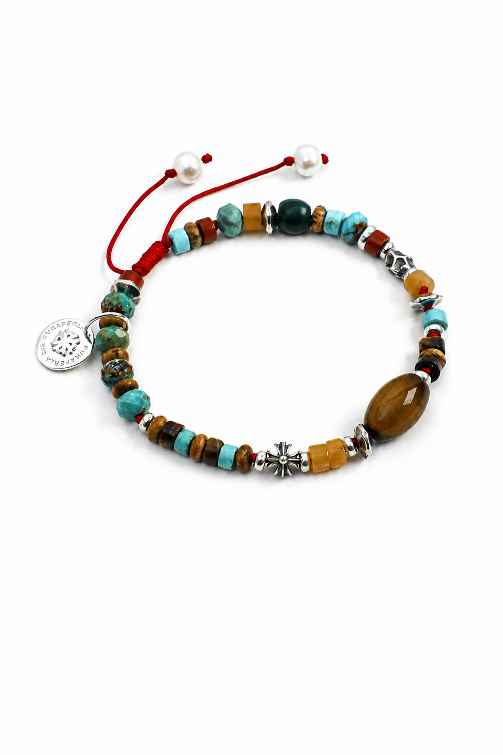 TIGER VINE · Malachite & Tiger's Eye Bracelet