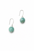 AMAZON DROP · Amazonite Sphere Earrings