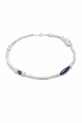 DEEP TIDAL MARK · Lapis & Pearl Necklace