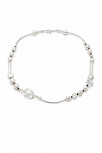 STARK INK · Clear Quartz & Tourmaline Necklace