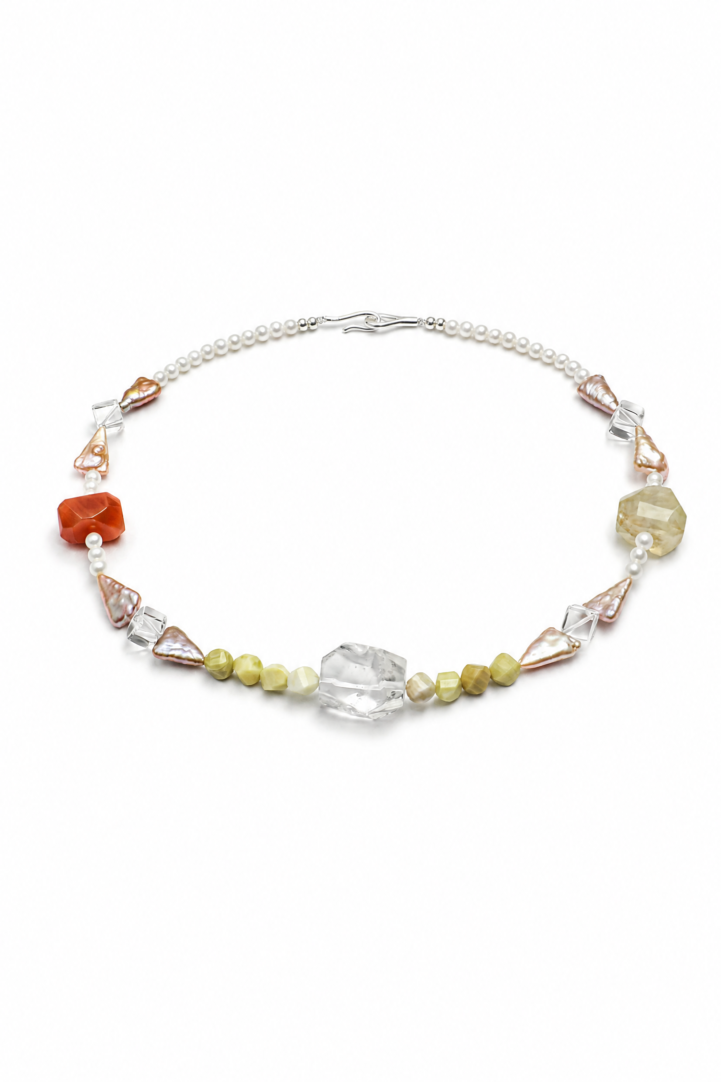DAWN CRAG · Baroque Pearl & Citrine Necklace