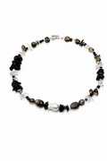 SMOKY ORDER · Quartz & Tourmaline Necklace