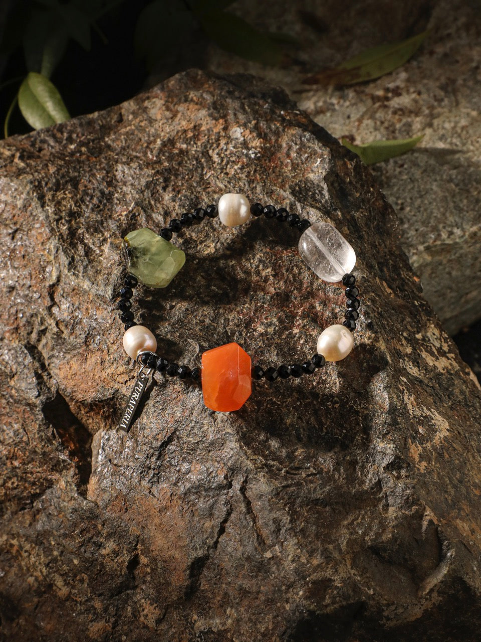 EMERALD & OBSIDIAN GLOW · Multi-Stone Bracelet