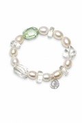 MIST HALCYON · Fluorite & Crystal Bracelet