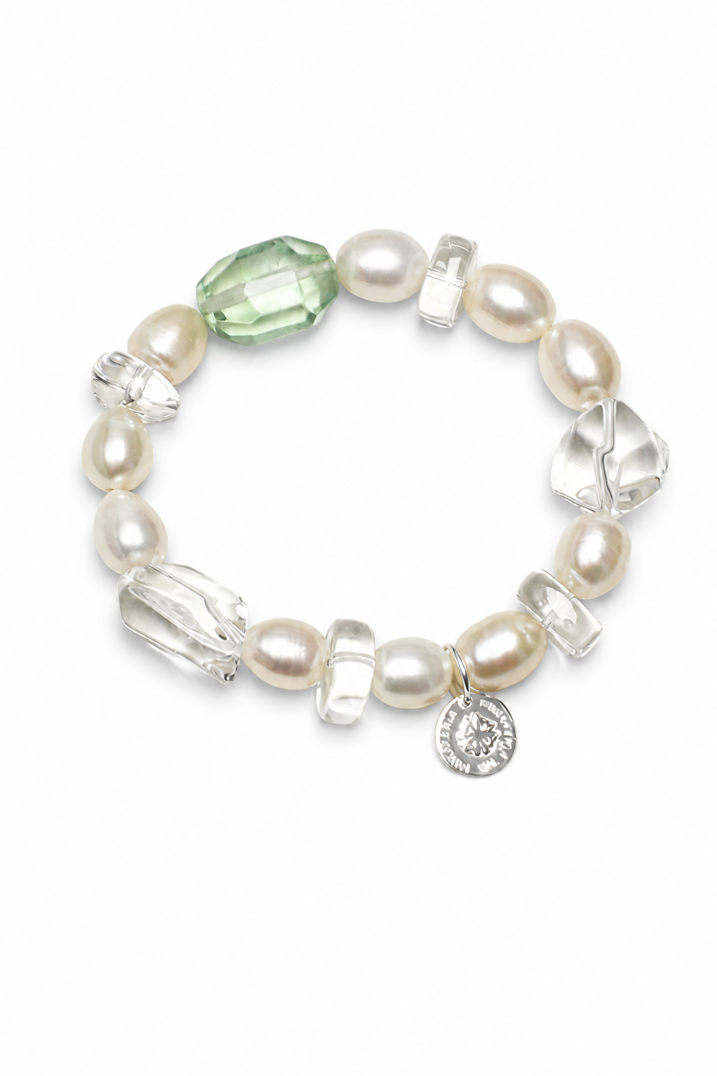 MIST HALCYON · Fluorite & Crystal Bracelet