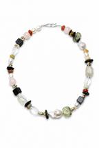 WILDERNESS ESSENCE · Green Quartz & Prehnite Necklace