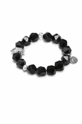 OBSIDIAN DRIFT · Black Agate & Obsidian Bracelet