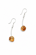 AMBER ARC · Faceted Citrine Earrings