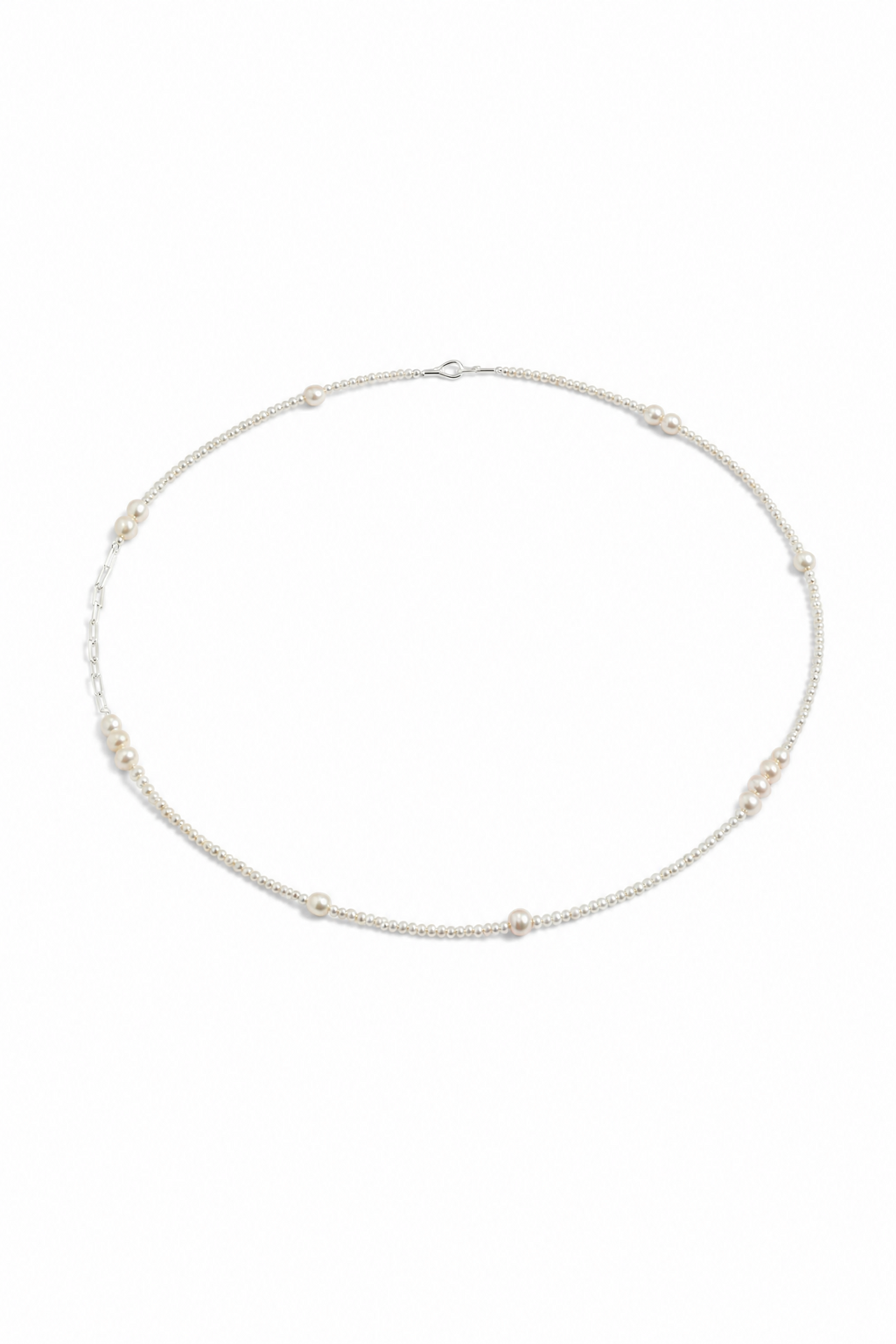 SILVER THREAD · Sterling Silver Long Necklace